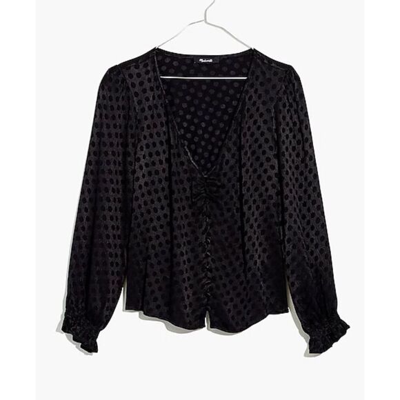 Madewell Black Button-Up Blouse - Picture 2 of 10